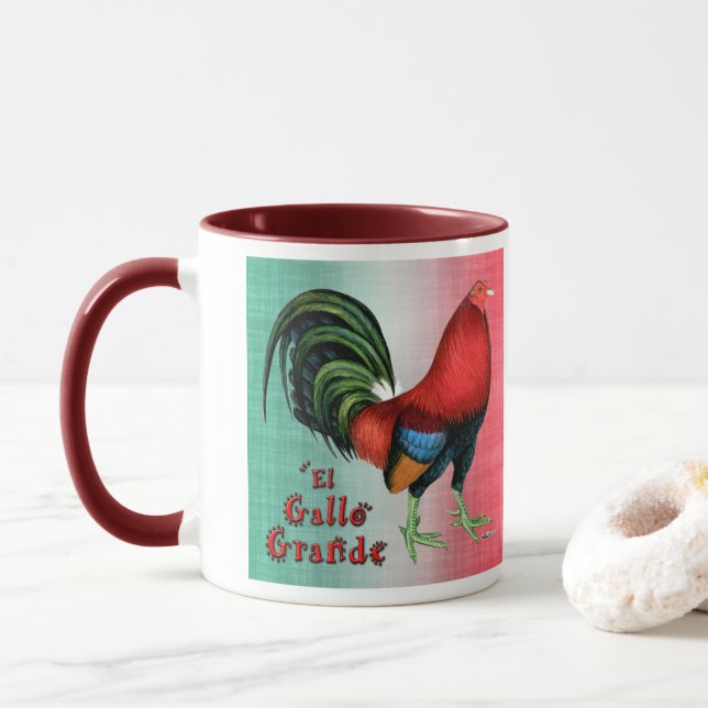 El Gallo Grande Mug (With Donut)