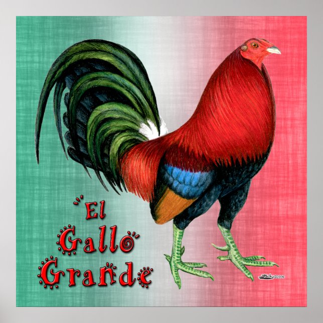 El Gallo Grande Poster (Front)