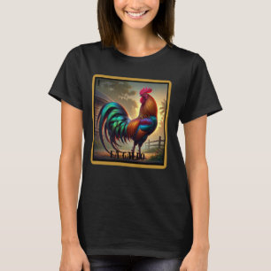 El Gallo Mexican Lottery Bingo Game Traditional Ca T-Shirt