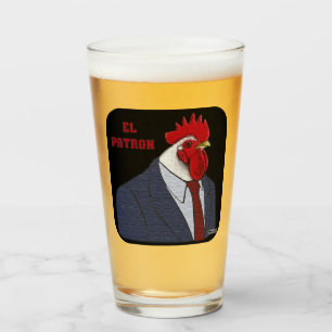 El Gallo Patron Glass