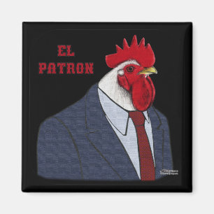 El Gallo Patron Magnet