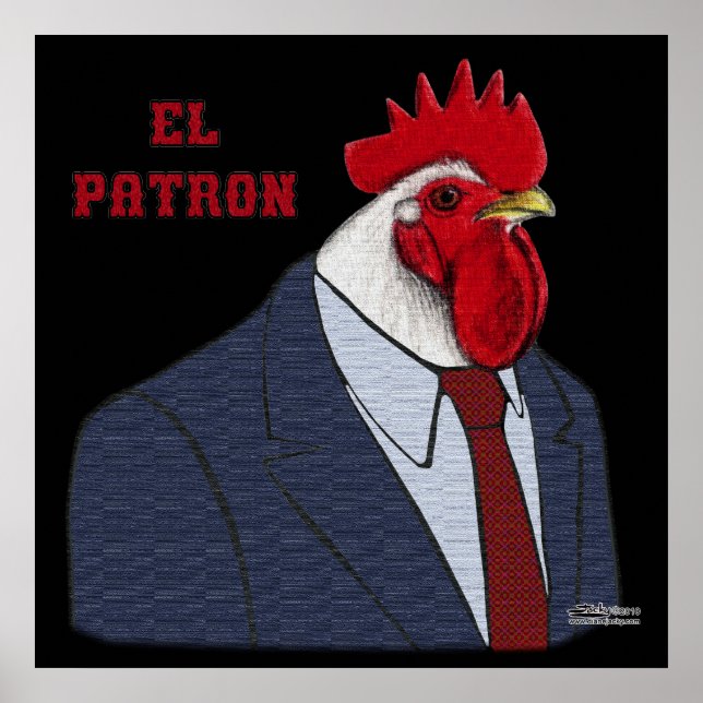 El Gallo Patron Poster (Front)