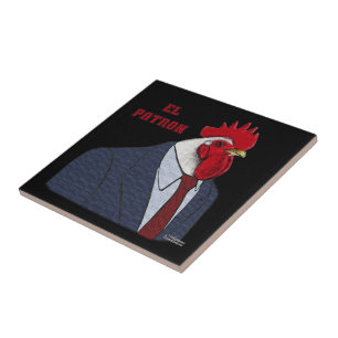 El Gallo Patron Tile