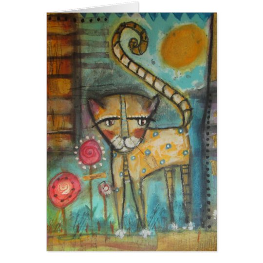el gato 5 x 7 card