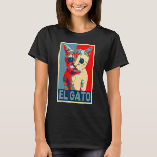 El Gato Meme Sad Crying Cat Kitty Meme retro vinta T-Shirt
