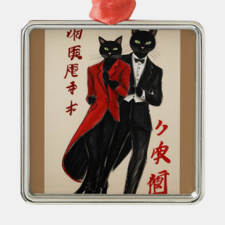 El Gato The Argentine Tango Maestro Metal Tree Decoration