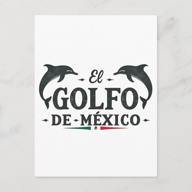 El Golfo De Mexico American Gulf of mexico  Postcard (Front)