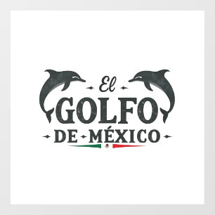 El Golfo De Mexico American Gulf of mexico Window Cling