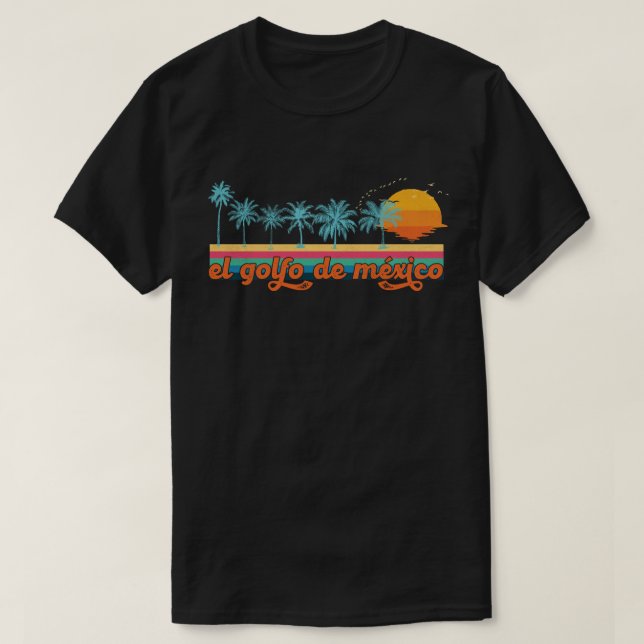  El Golfo De México T-Shirt (Design Front)