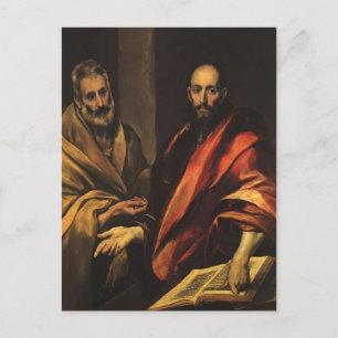 El Greco- Apostles Peter and Paul Postcard