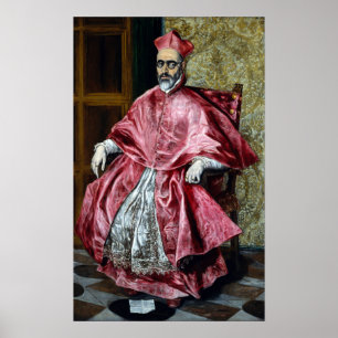 El Greco Cardinal Fernando Niño de Guevara Poster