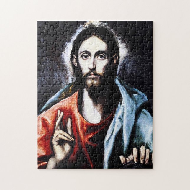 El Greco Christ Blessing Puzzle (Vertical)