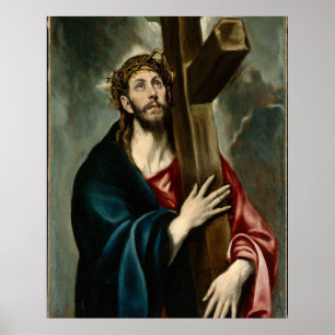 El Greco - Christ Carrying The Cross Poster