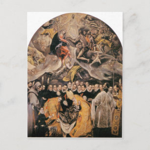 El Greco - LEnterrement du Comte dOrgaz Postcard