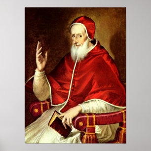 El Greco - Portrait of Pope Pius V Poster