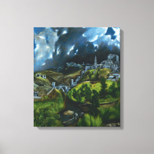 El Greco View of Toledo Canvas Wrap Print