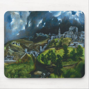 El Greco View of Toledo Mouse Pad