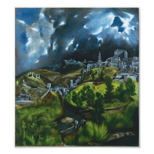 El Greco View of Toledo Photo Print (Front)