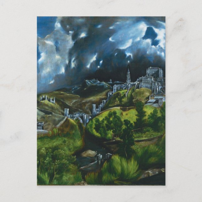 El Greco View of Toledo Postcard (Front)