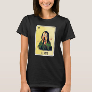 El Grito Mexican Slang Lottery Bingo Cards   T-Shirt