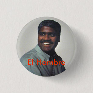 El Hombre 3 Cm Round Badge