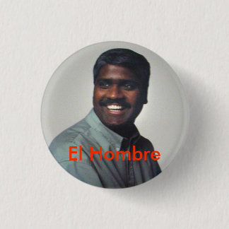 El Hombre 3 Cm Round Badge