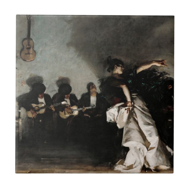 El Jaleo by John Singer Sargent Tile (Front)