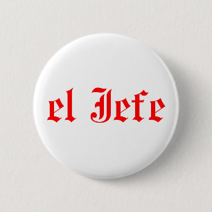 El jefe 6 cm round badge