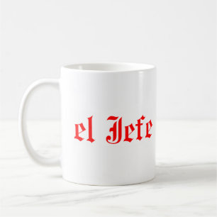 El jefe coffee mug