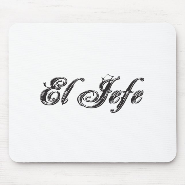 El Jefe logo Estilo Style Mouse Mat (Front)