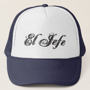 El Jefe logo Estilo Style Trucker Hat