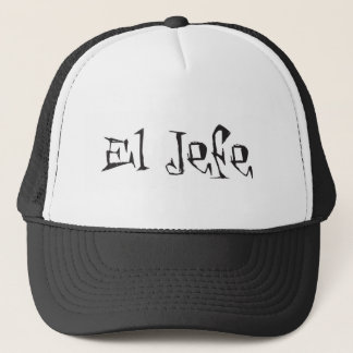 El Jefe logo tuerto funky Trucker Hat