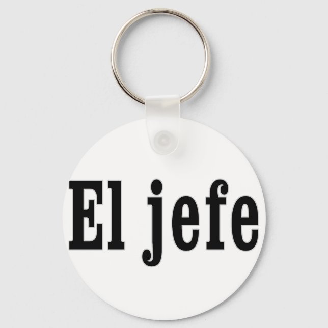 El jefe "The Boss" Key Ring (Front)
