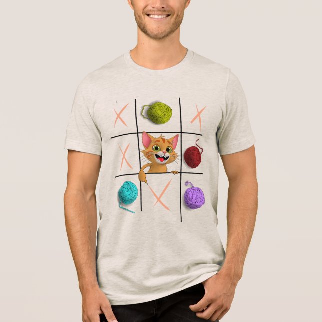 El Juego del Gato Tri-Blend Shirt (Front)