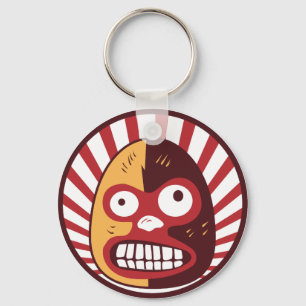 El Loco Mexican Luchador keychain