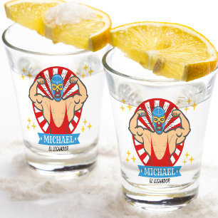 El Luchador Mexican Lucha Libre Tequila Shot Glass