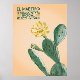 El Maestro Cactus Print | Mexican Botanical Art