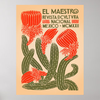El Maestro Cactus Print | Mexican Botanical Art