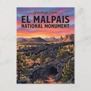 El Malpais National Monument New Mexico Postcard