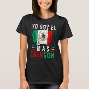 El Mas Chingon  Mexican Dad Husband Regalo T-Shirt