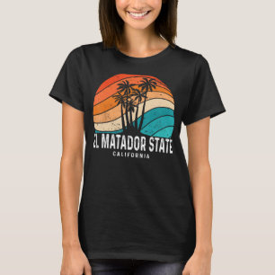 El Matador State Beach California Palm Tree Beach  T-Shirt