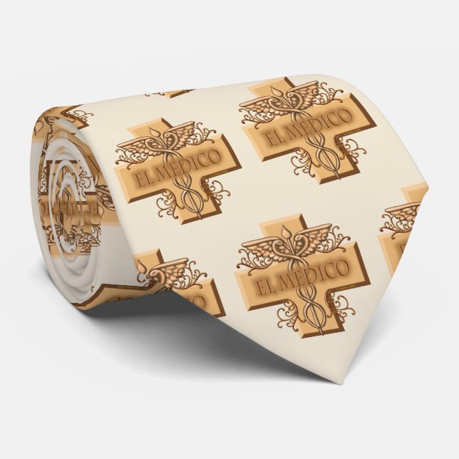El Medico Spanish Doctor Tie (Rolled)