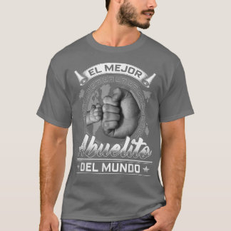 El Mejor Abuelito Del Mundo Men American Flag Deco T-Shirt