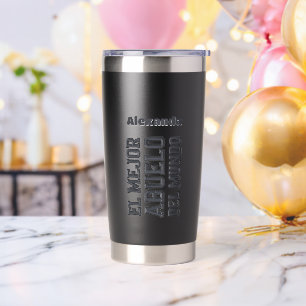 El Mejor Abuelo del Mundo Best Grandpa Spanish Insulated Tumbler