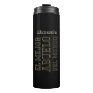 El Mejor Abuelo del Mundo Best Grandpa Spanish Thermal Tumbler