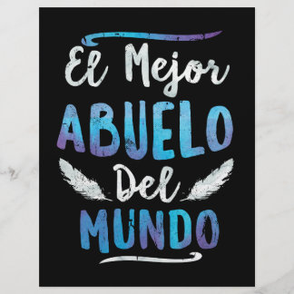 El Mejor Abuelo Del Mundo Grandpa Fathers Day