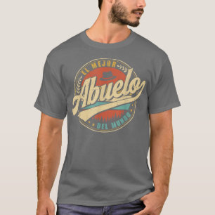 El Mejor Abuelo Del Mundo Men Retro Vintage Decor T-Shirt