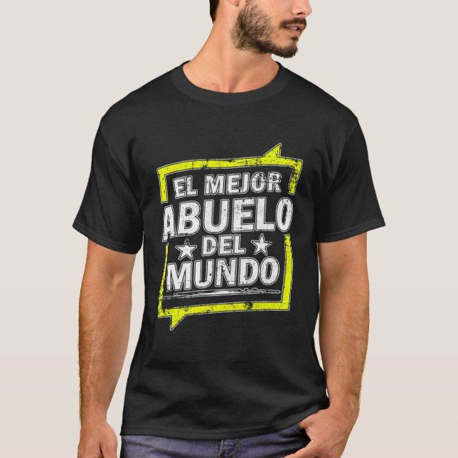 El Mejor Abuelo Del Mundo World s best Grandpa Gru T-Shirt (Front)