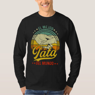 El Mejor Tata Del Mundo Retro Vintage Dad Papa Spa T-Shirt