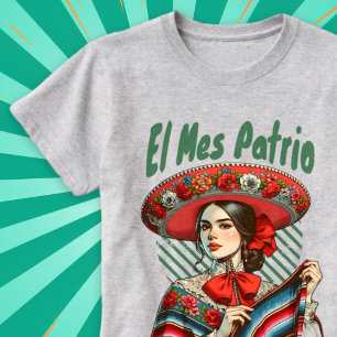 El Mes Patrio Spanish Mexican Independence Sep T-Shirt